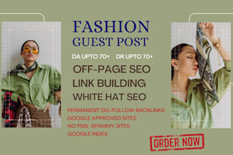 do guest posts on beauty and fashion blogs dofollow SEO backlinks