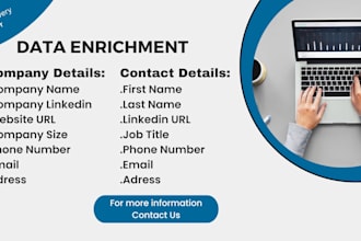 do company data enrichment and web research