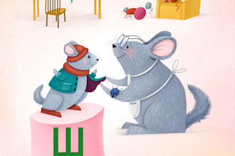 make a cute illustration