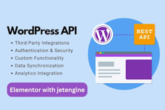 wordpress API using elementor with jetengine