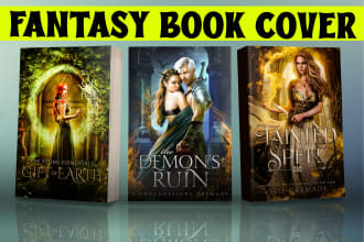 design fantasy book cover, romance cover and kindle ebook in just 2 hrs