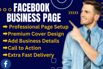 create and setup your facebook business page