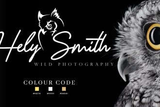 do author elegant animal photography signature or calligraphy logo