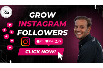 do instagram management, grow and promote your page