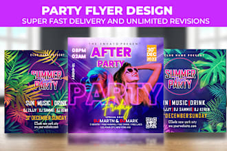design club flyer, travel flyer, minimalist flyer shop flyer