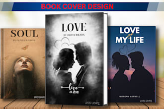 design poetry book cover and kindle cover design