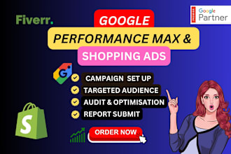 setup your google performance max and shopping ads campaign