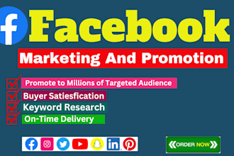 do organic facebook marketing and fb advertising