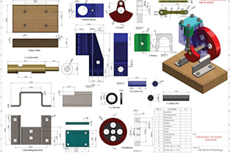 create 2d technical drawings and 3d printing models