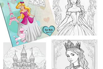 design a colouring book for childrens