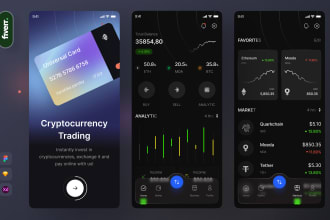 do crypto and fintech app design