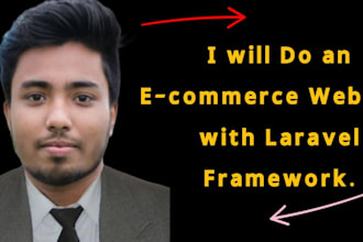do an ecommerce website based on the laravel framework for review
