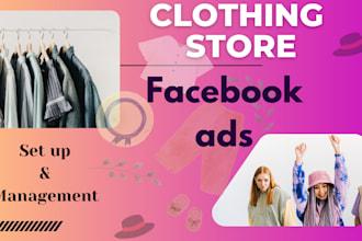 set up facebook ads for clothing brand