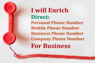 enrich direct call number for business