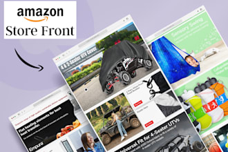 develop amazon brand store and storefront design