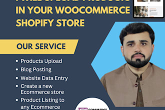 product upload expert in your woocommerce shopify store