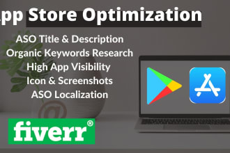 write aso friendly description for play store and app store