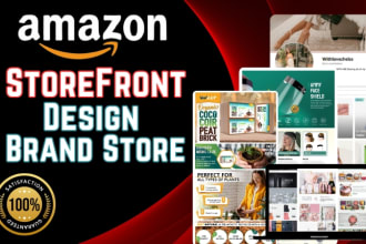 do amazon storefront design and amazon brand store