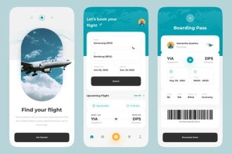 develop flight booking app, flight ticket app, travel website