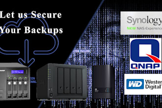 can install nas server backup system for your company