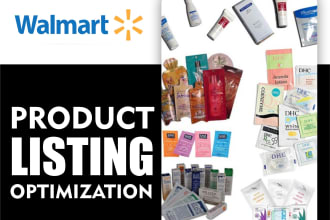 list products on walmart marketplace and optimization