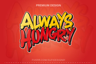 design custom hand lettering, typography font logo, streetwear, text, tshirt