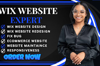 wix website design wix website redesign wix website setup wix online store