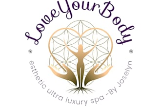 create professional elegant esthetic spa logo design