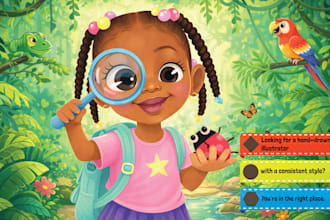 children story book illustration children story children story book illustration