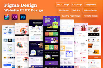 do website ui ux design, figma website design, dashboard ui ux design