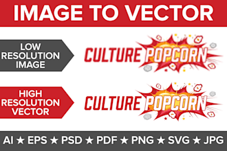 convert image to vector file in ai, png, svg, PDF, jpg