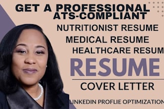 craft a nutritionist resume, healthcare project research