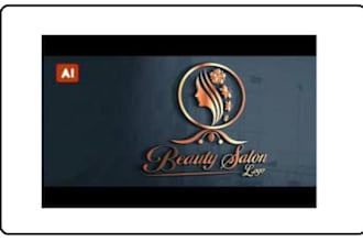 make awesome unique boutique hair  beauty salon and wigs logo