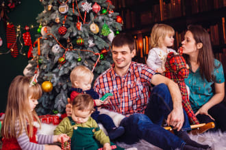 magical christmas photo editing
