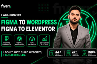 convert figma to wordpress, figma to elementor