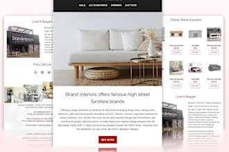 design responsive mailchimp email template newsletter