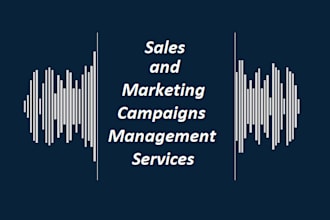 manage your sales and marketing campaigns