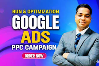 run and optimize google PPC search ads campaigns