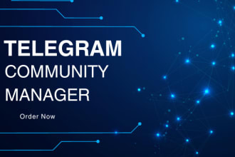 be your telegram community manager moderator admin promotion