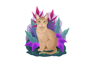 draw pet portrait cat portrait dog portrait