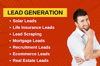 generate solar leads, life insurance and real estate leads