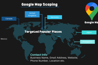 do b2b lead generation and google maps scraping of all location