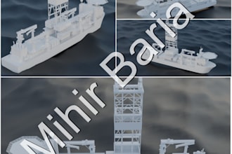 inorganic 3d model for printing and rendering