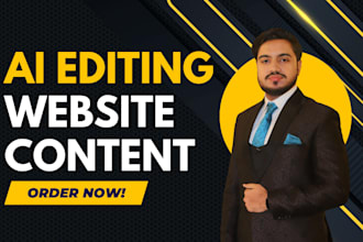edit and improve your ai generated website content