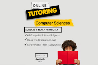 provide computer sciences teaching and tutoring
