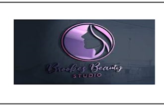 make unique cosmetics, makeup, and beauty spa logo design