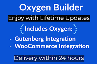 install oxygen builder with updates