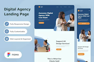 design a digital agency website and a recruitment website that drive results
