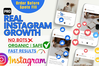 do instagram marketing, manage, grow and promote your page