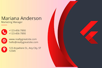 design unique business card, visiting card, name card